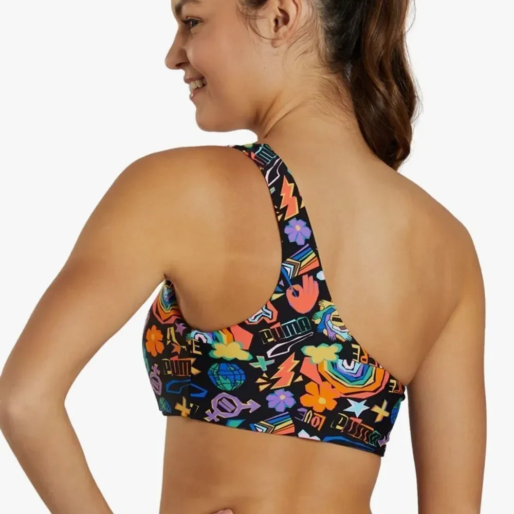 Puma Women’s One Shoulder Bikini Top